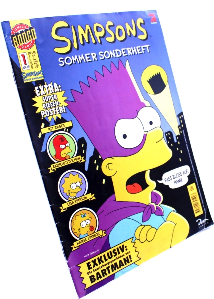 Simpsons Sommer Sonderheft Comic Nr. 1 von Dino Verlag